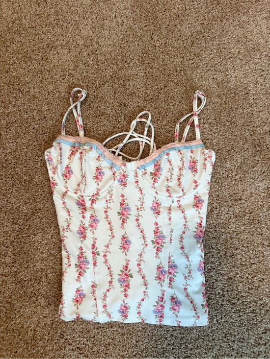 Edikted Tops - Edikted floral corset top